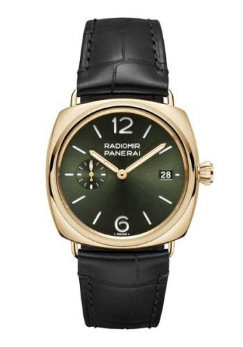 panerai gold with green|Panerai goldsmiths.